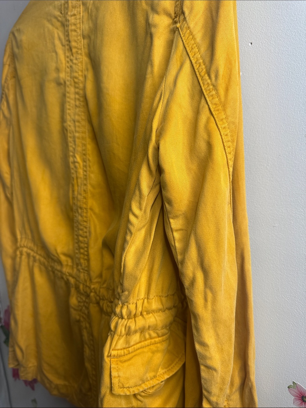 Max Jeans Burnt Orange Drawstring Utility Jacket - Picture 7 of 7